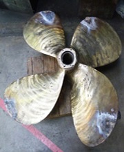Propeller with blade welding