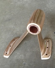 Finished A frame Skeg